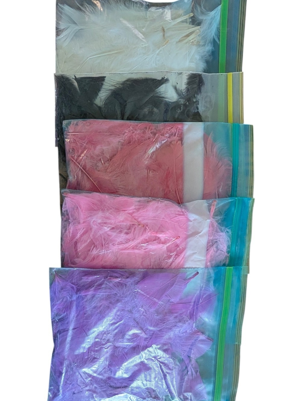 Assorted Colored Craft Feathers - Picture 2 of 3